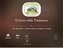 Tablet Screenshot of lalocandadelparco.it